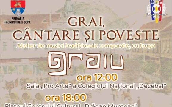SPECTACOL. Trupa GRAIU cântă la Deva