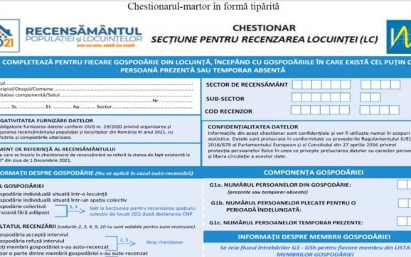 RECENSĂMÂNT. Aproape jumătate dintre hunedoreni s-au autorecenzat