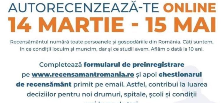 RECENSĂMÂNT. Hunedorenii nu se înghesuie la auto-recenzare