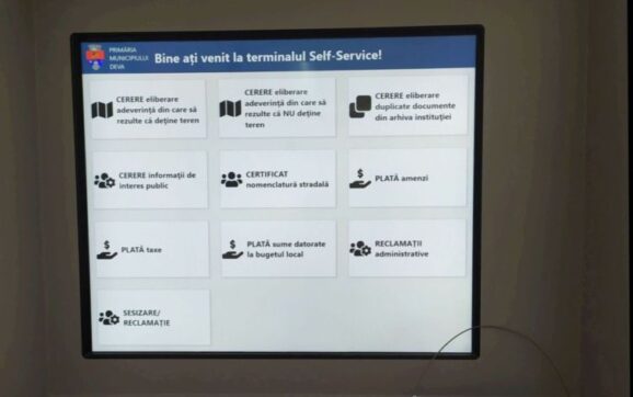DIGITALIZARE.  Servicii electronice pentru taxelor și amenzilor