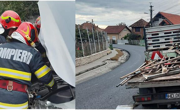 Tânăr din Călan, rănit grav într-un accident rutier